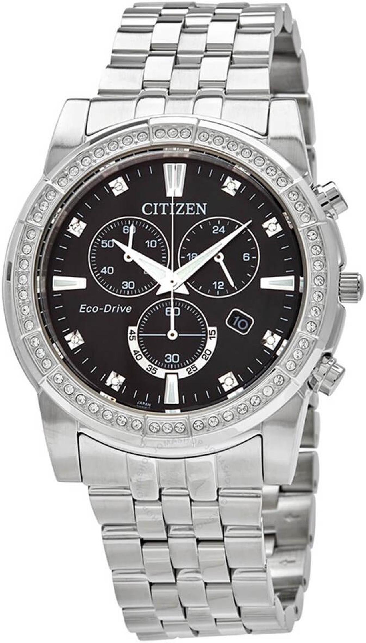 Citizen AT2450-58E Men's Corso Black and Silver Tone Dial Watch