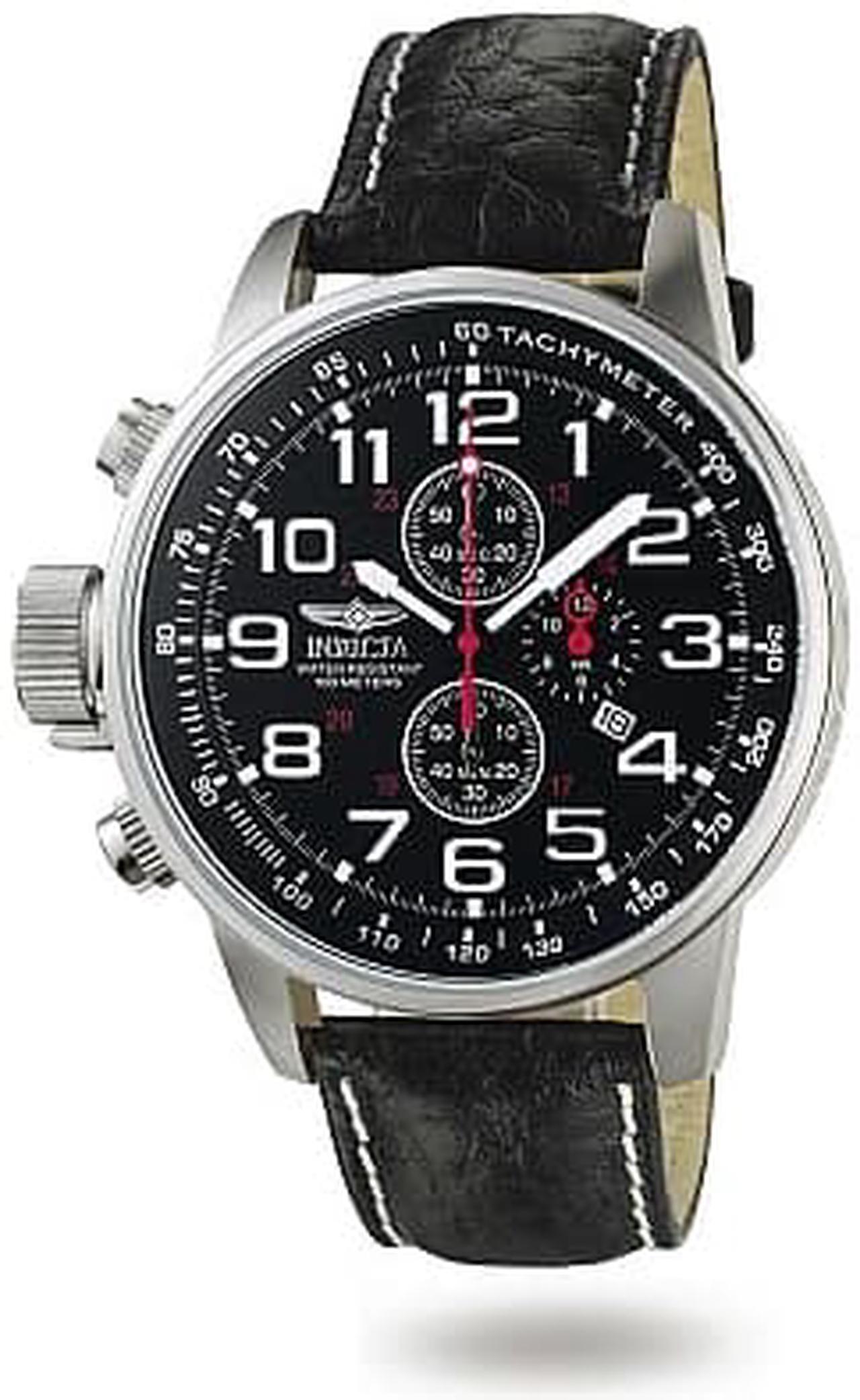 Alt view image 4 of 19 - Invicta  I-Force 2770  Leather Chronograph  Watch