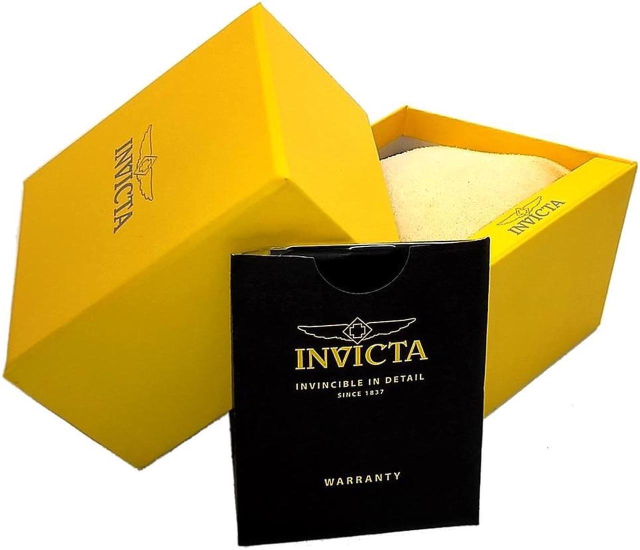 Alt view image 10 of 14 - Invicta 22430 Men's Pro Diver Chronograph Black Silicone & Pu Black Dial 18K Gp Ss Watch
