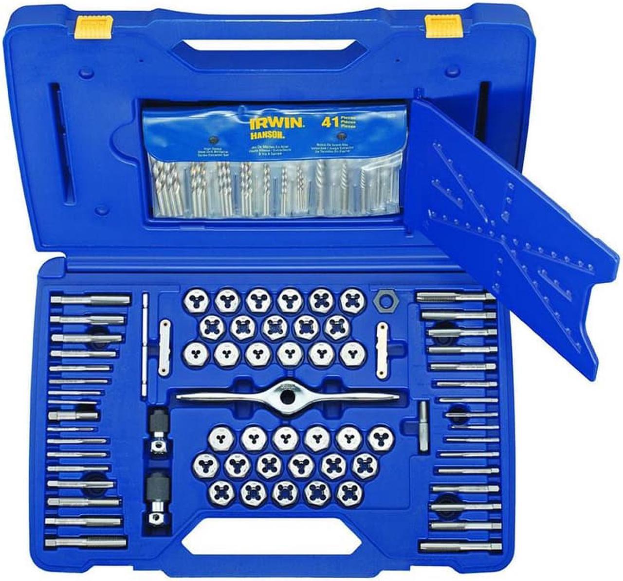 Main image of Hanson HAN1813817 116 Piece Tap/Die/Drill Deluxe Set with PTS Handle