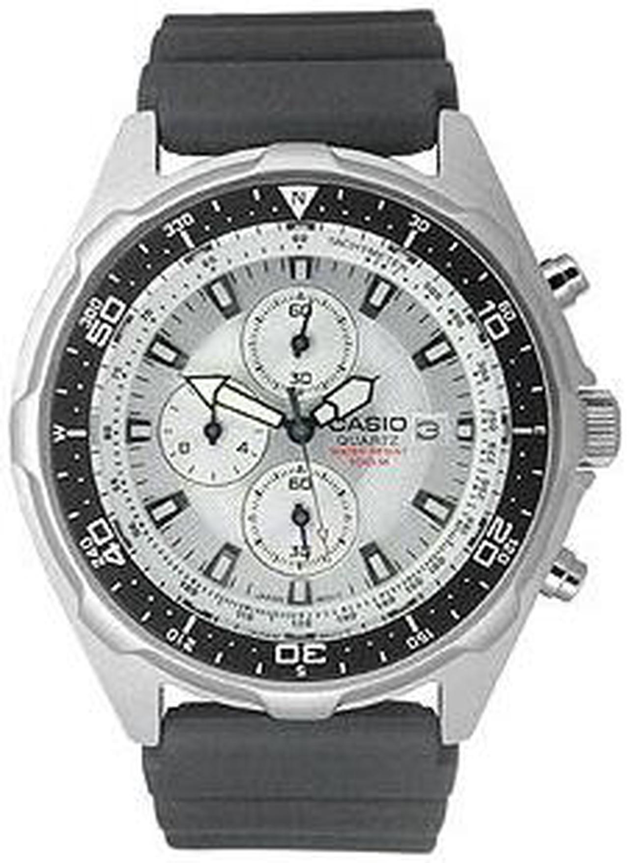 Alt view image 10 of 20 - Casio AMW330-7AV Men's Analog/Digital Dive Chronograph Resin Strap Sports Watch