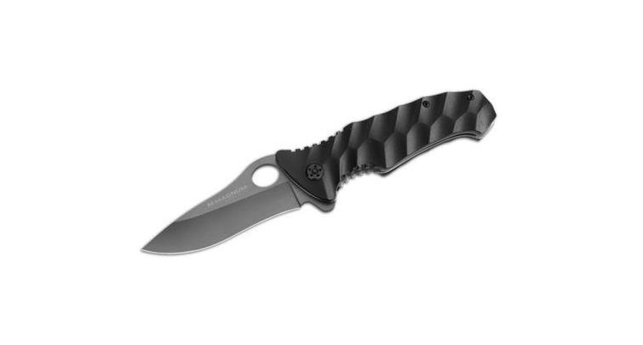 Alt view image 5 of 11 - Magnum Waves Pocket Knife with Aluminum Wave-Shaped Handle