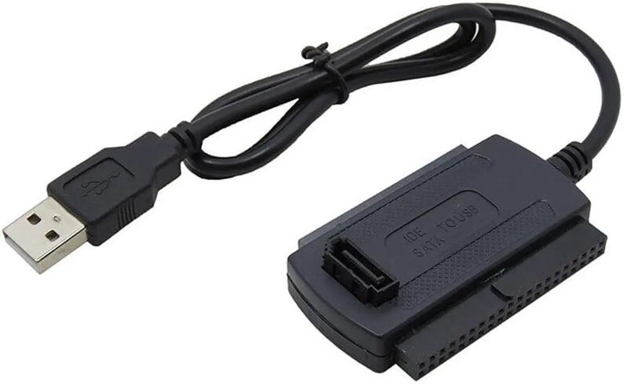 Alt view image 2 of 4 - High Speed 480Mb/s 3 in 1 USB 2.0 Cable Adapter USB To 2.5/3.5/5.25inch SATA IDE Adapters