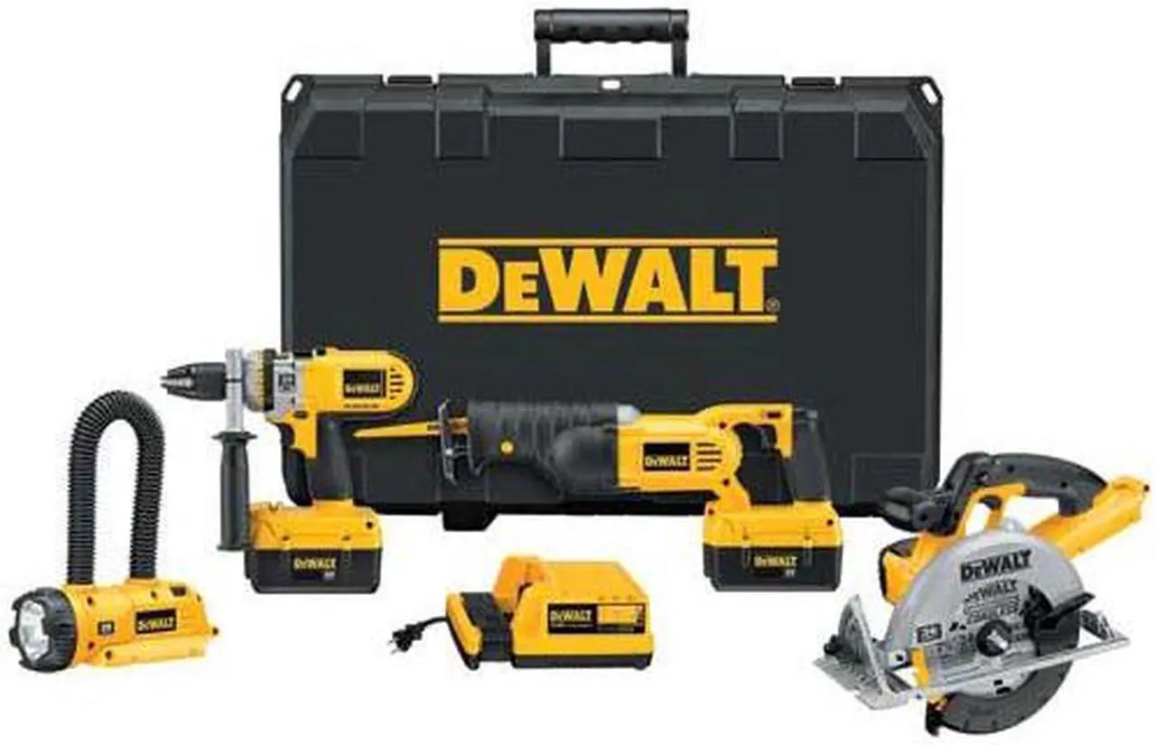 Main image of DeWALT DCX6401 36V Cordless Hammer Drill Impact Saw Tool Combo Kit - 36 Volt