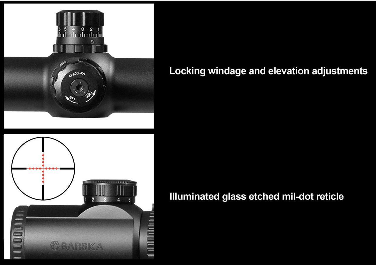 Alt view image 10 of 20 - Barska 3.5-10X40 Swat Scope    Ac10814