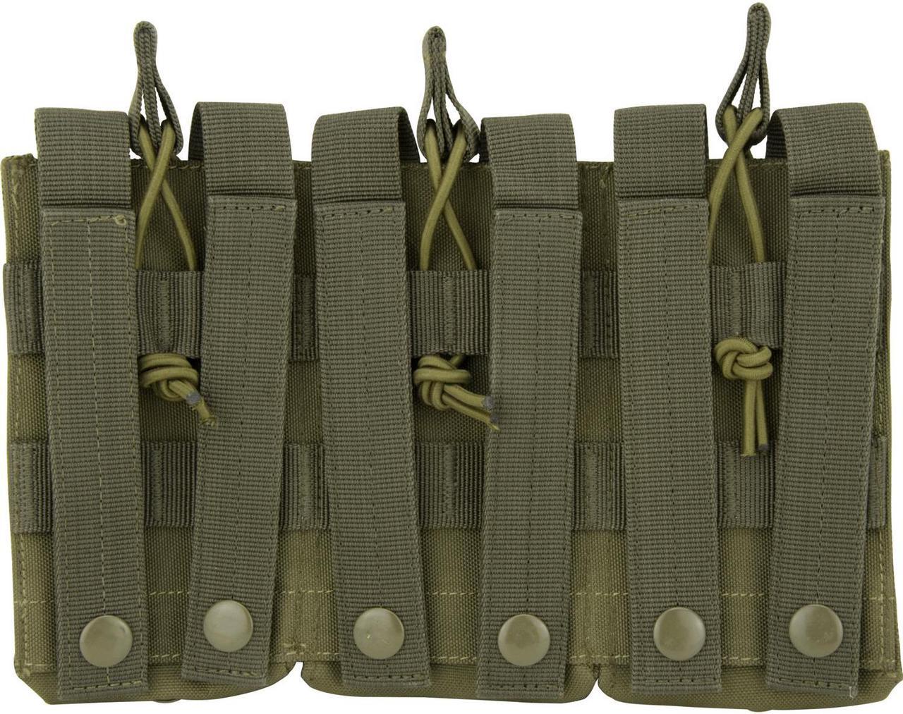 Alt view image 16 of 20 - Loaded Gear CX-200 Triple Magazine Pouch - OD Green