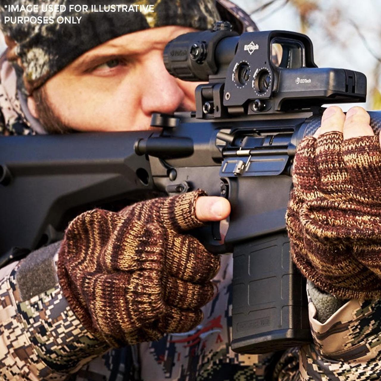 Alt view image 8 of 14 - EOTech Transverse EXPS3 Red Dot Sight, Black w/ 2-Dot Reticle
