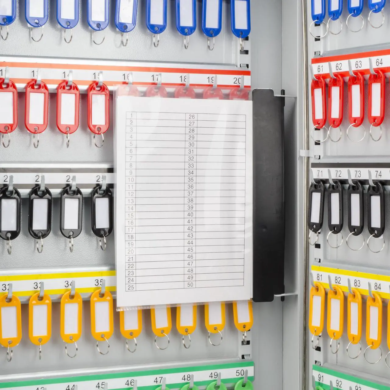 Alt view image 7 of 14 - 100 Position Key Cabinet with Key Lock