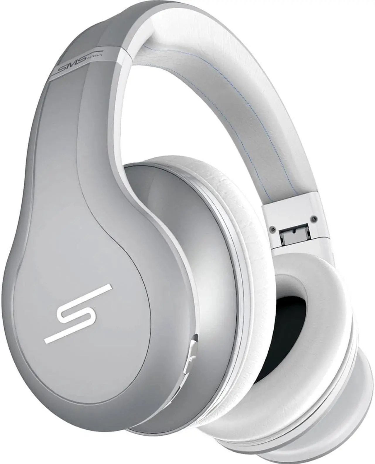 Alt view image 11 of 20 - SMS Audio STREET by 50 Cent ANC Active Noise-Canceling Headphones - Cool Silver