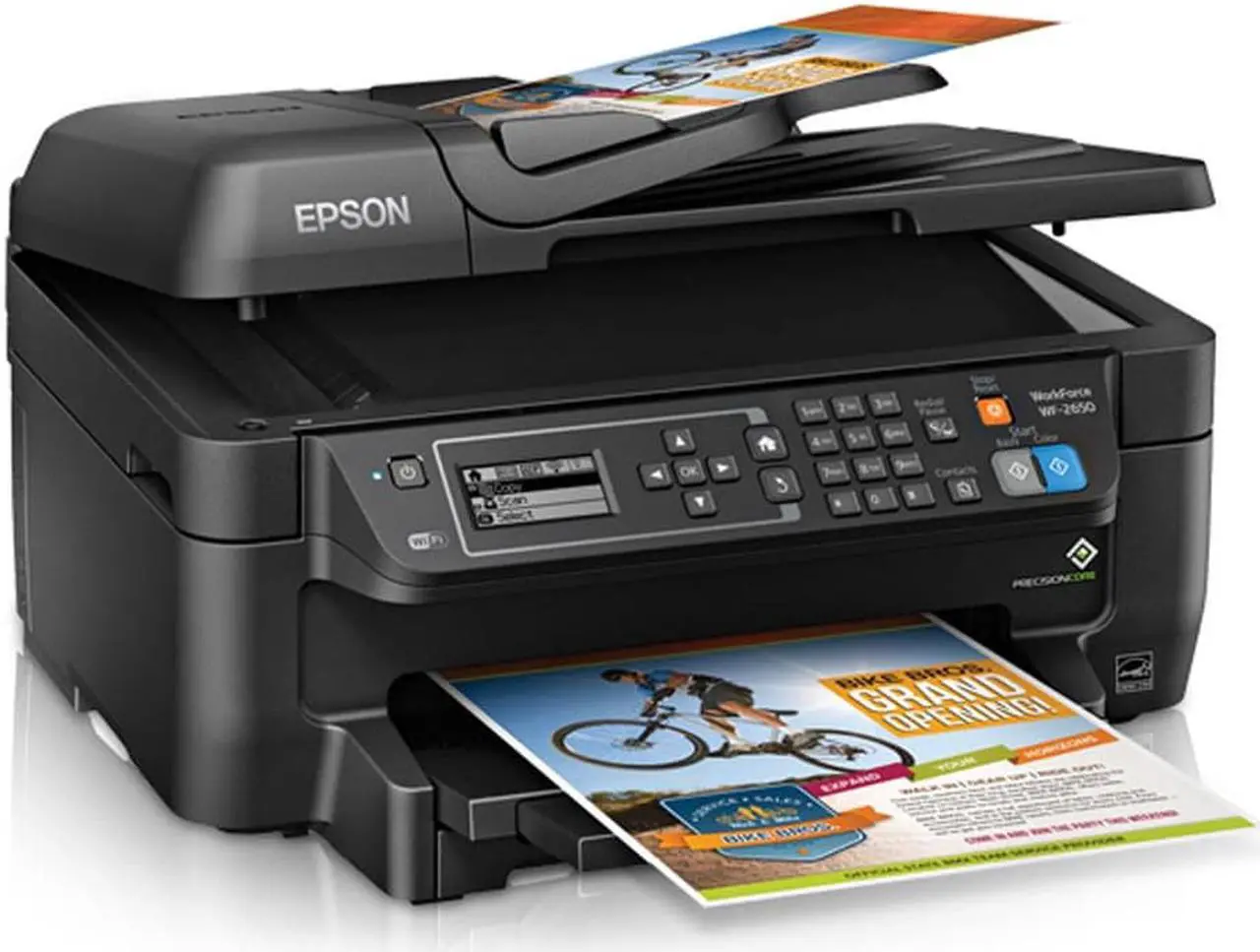 Alt view image 4 of 18 - EPSON WorkForce WF-2650 USB All-in-One Printer
