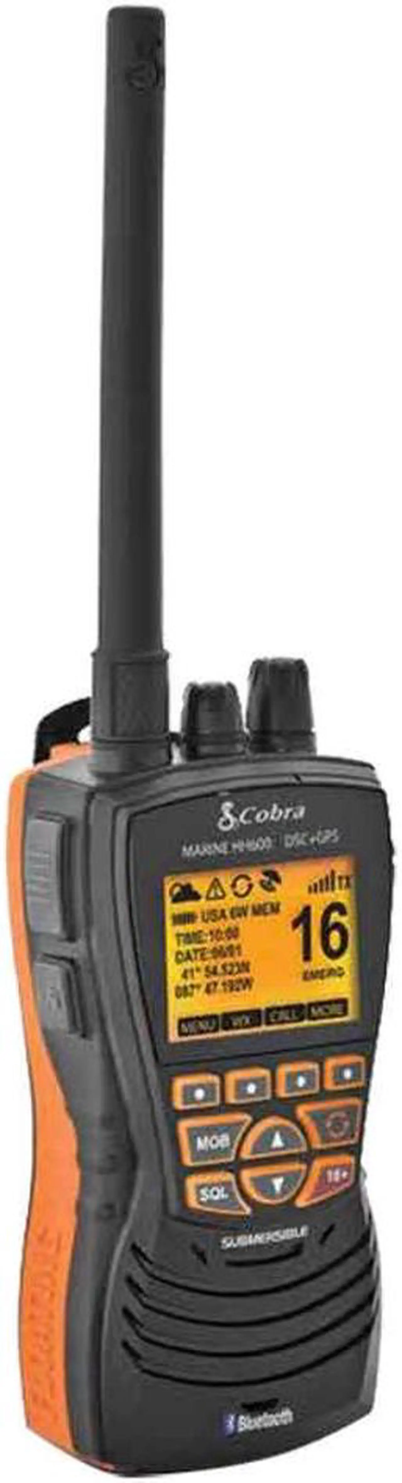 Alt view image 2 of 2 - Cobra Mr Hh600Flt Gps Bt Black Version - MR HH600 FLT GPS BT