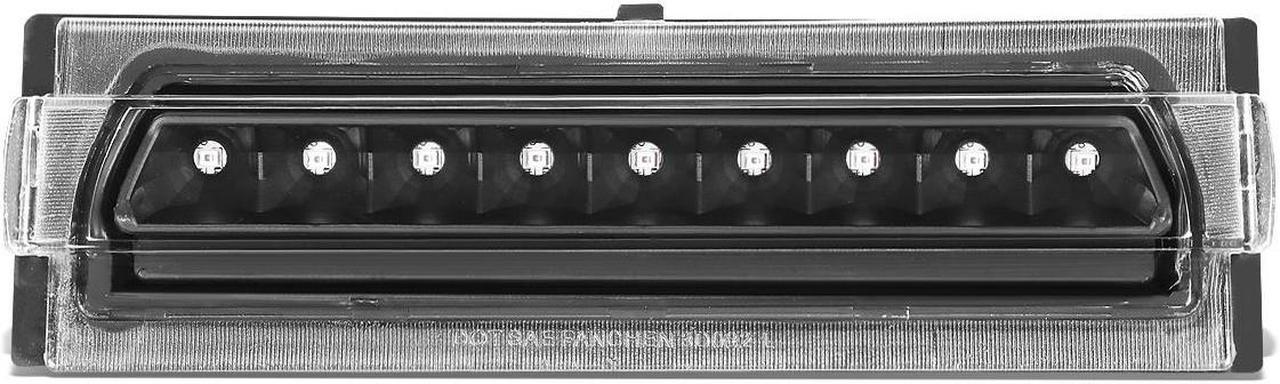 Main image of DNA Motoring 3BL-CCV91-LED-BK For 1991 to 1996 Chevy Corvette Black Housing Rear Trunk Lid Full LED Third 3rd Tail Brake Light Lamp 92 93 94 95