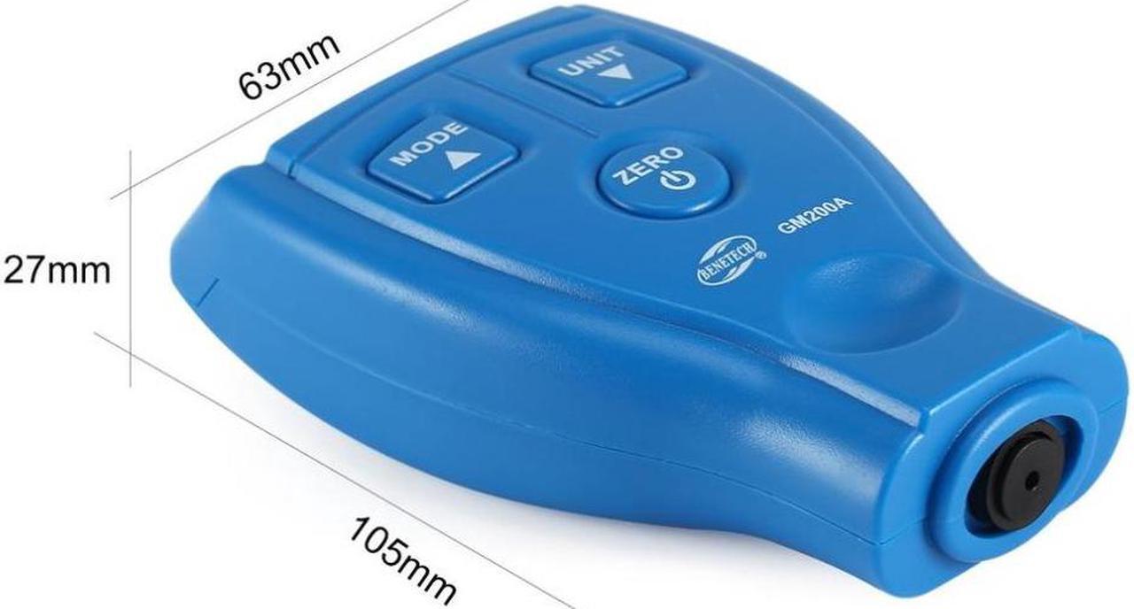 Alt view image 4 of 5 - GM200A Paint Thickness Gauges Digital Auto Car Paint Thickness Coating Gauge Meter Tester Measurement Tool miernik lakieru samoc