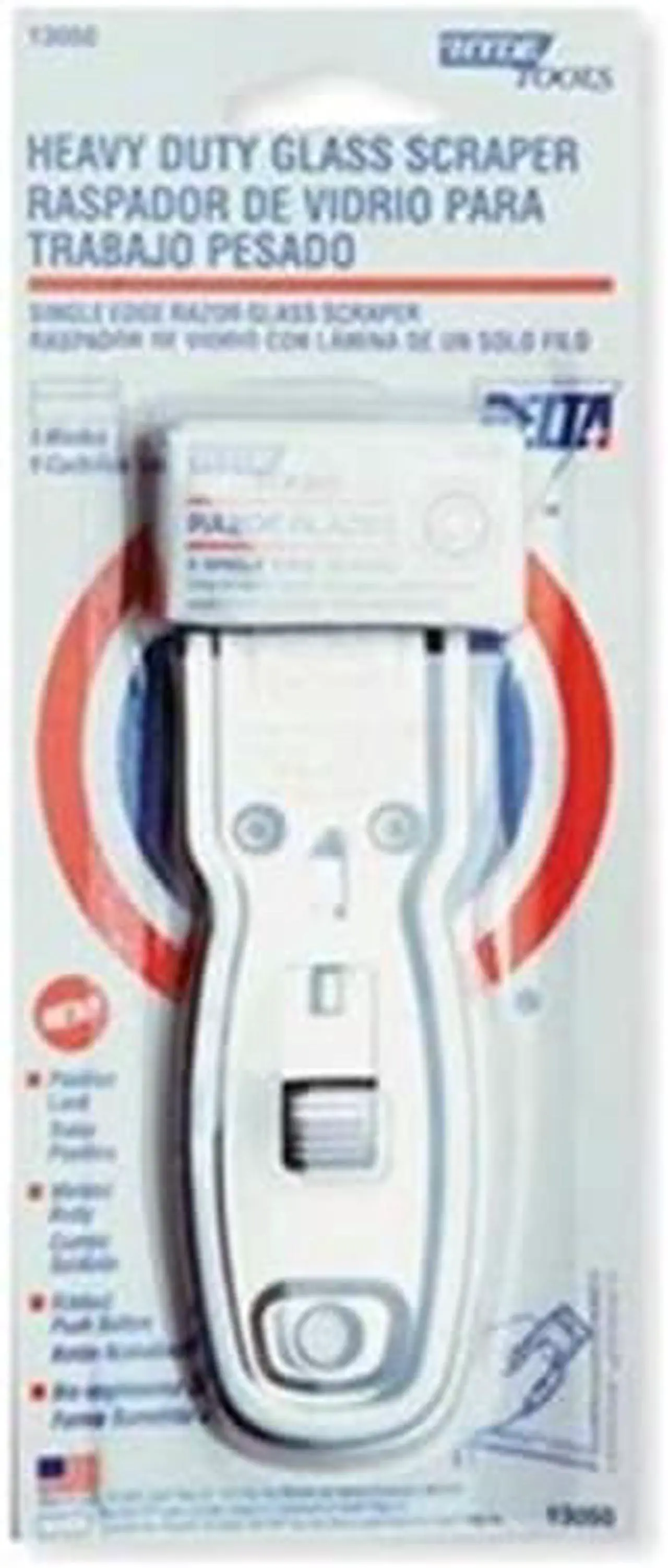 Alt view image 2 of 10 - Hyde 13050 Delta Heavy-Duty Glass Scraper with 5 Blades