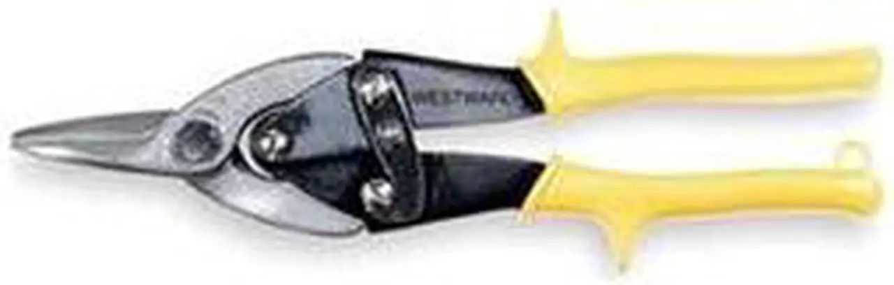 Main image of WESTWARD 5MX59 Metal Cutting Snip, Straight, 9 3/4 in, Steel
