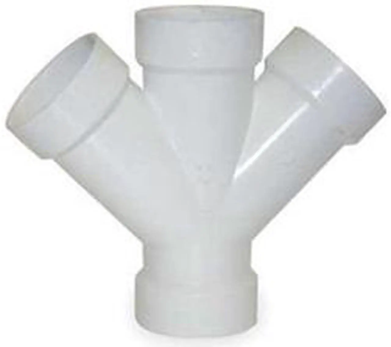Main image of ZORO SELECT 1WJW5 3" Hub PVC DWV Double Wye