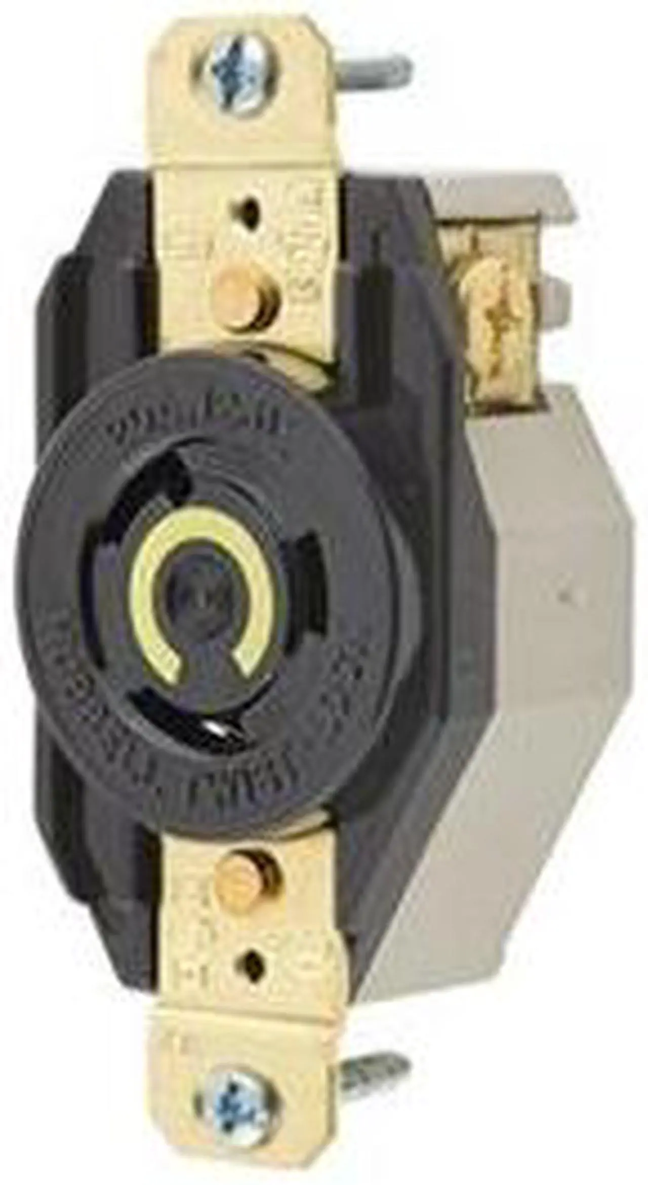 Main image of HUBBELL WIRING DEVICE-KELLEMS HBL2310 Locking Receptacle, L5-20R, 20 A, 125V