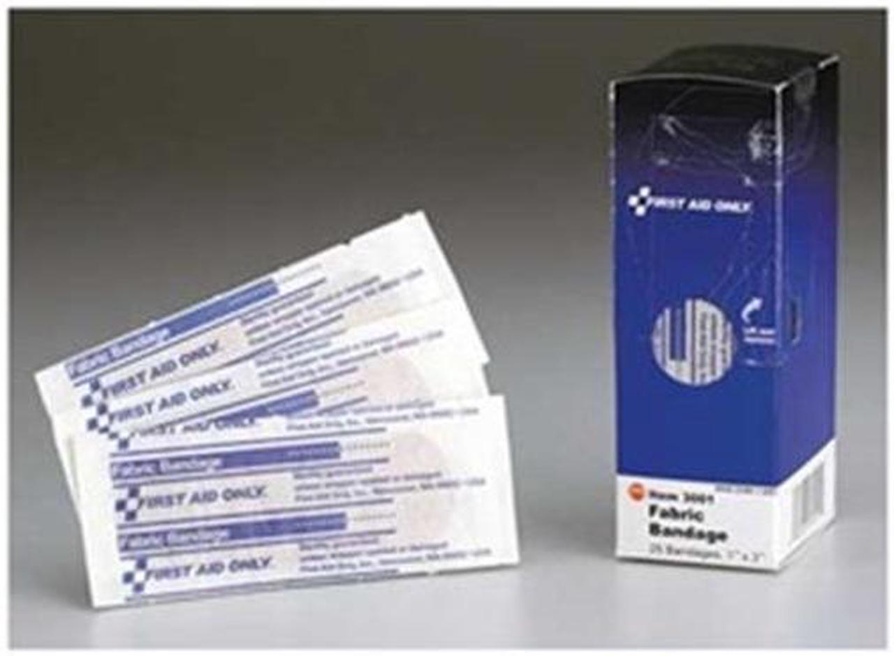 Main image of First Aid Only Fabric Bandages, 1" x 3", 25/Box