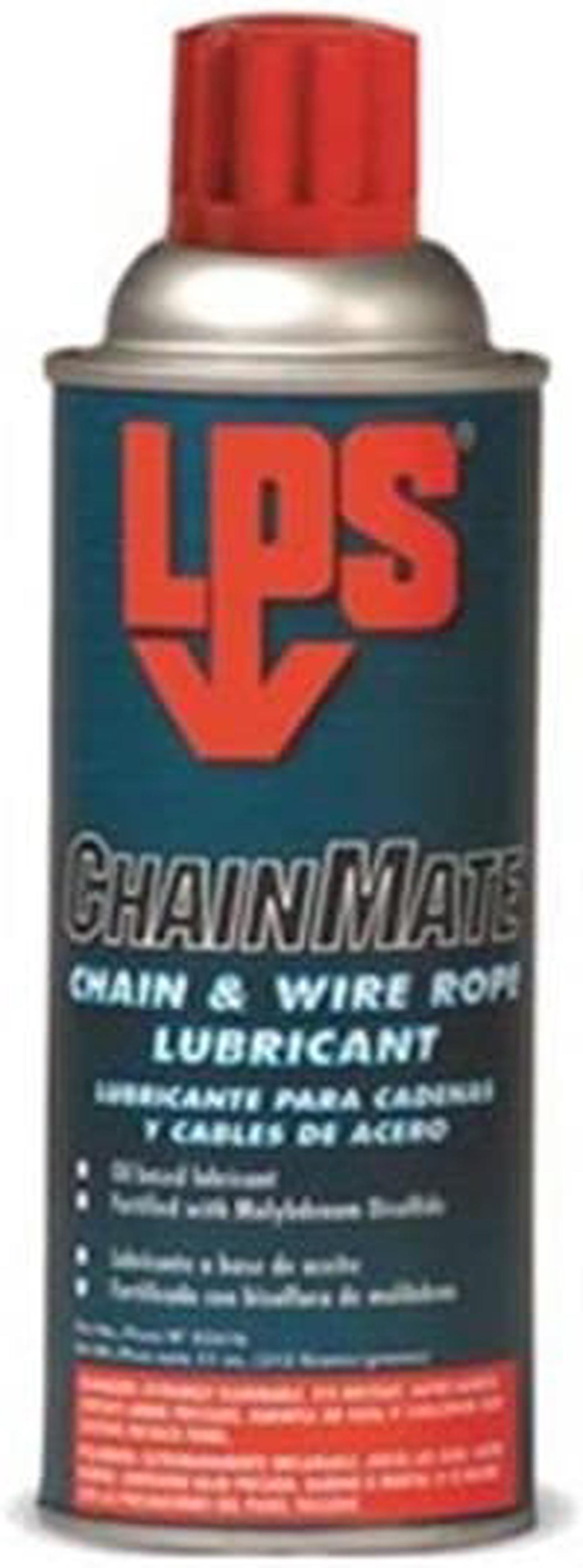 Alt view image 2 of 6 - LPS 02416 Chainmate Chain and Wire Lubricant, 11 Oz Aerosol Can, Black