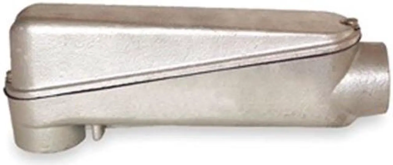 Alt view image 2 of 3 - Hubbell Killark LB-Style 3/4" Conduit Outlet Body, Threaded Iron, 25.6 cu. in.
