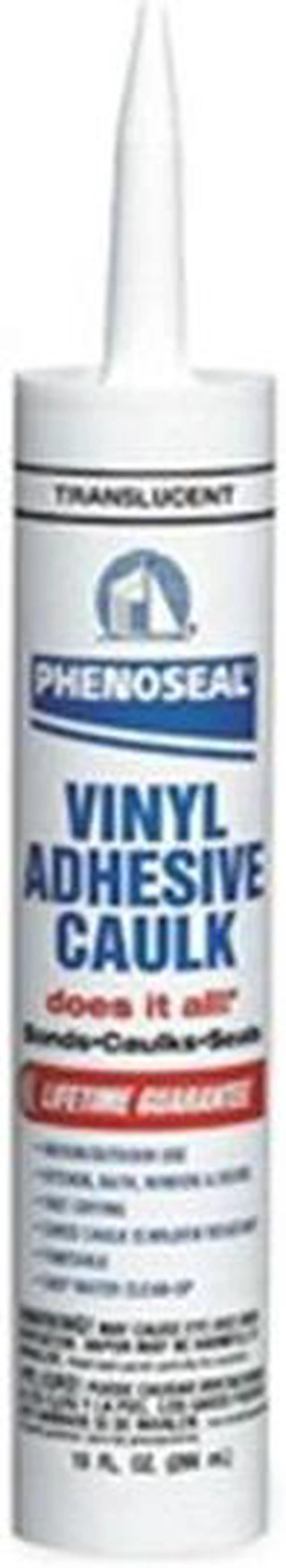 Alt view image 2 of 2 - DAP 51136-00006 Acrylic Latex Adhesive Caulk, 10 oz, Cartridge, Clear, Acrylic
