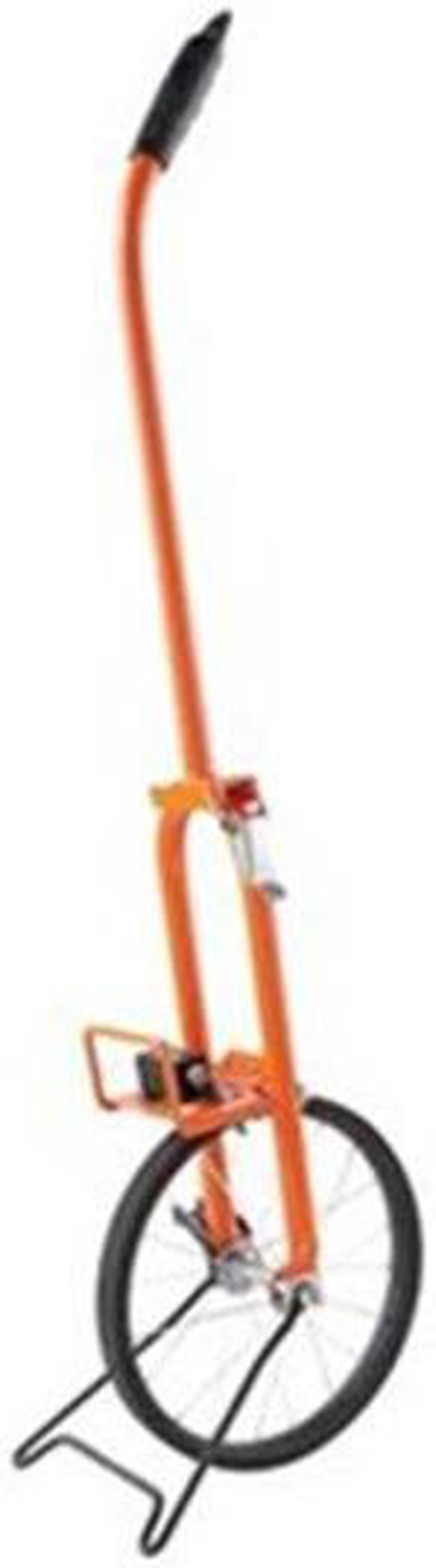 Alt view image 2 of 8 - Keson Measuring Wheel Orange  Tubular Steel Frame/Metal Spoked Wheel  MP301