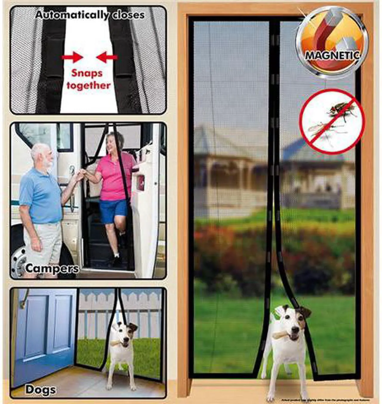 Main image of Marvelous Mesh Instant Screen Door ~As Seen on TV ~ Same as Magic Mesh