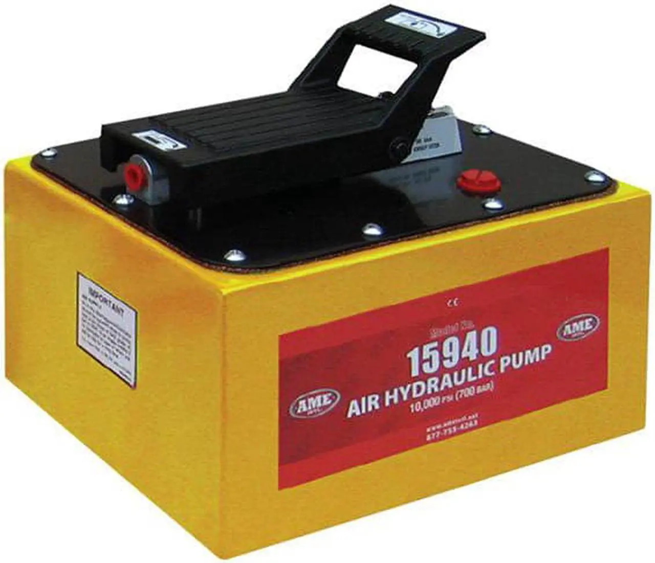 Main image of AME 2 Gallon Air Hydraulic Pump with Steel Reservoir 15940