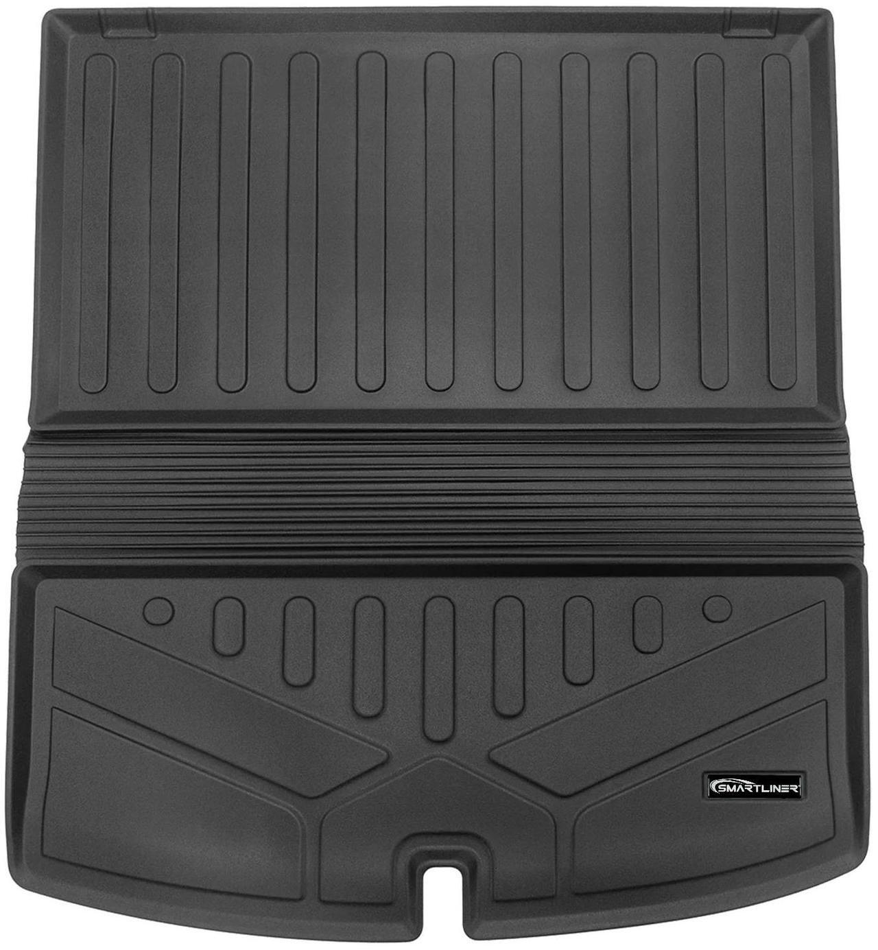 Main image of SMARTLINER All Weather Protection Custom Fit Black Cargo Liner Behind 2nd Row Compatible With 2020-2023 Tesla Model Y (7 Passenger Models)
