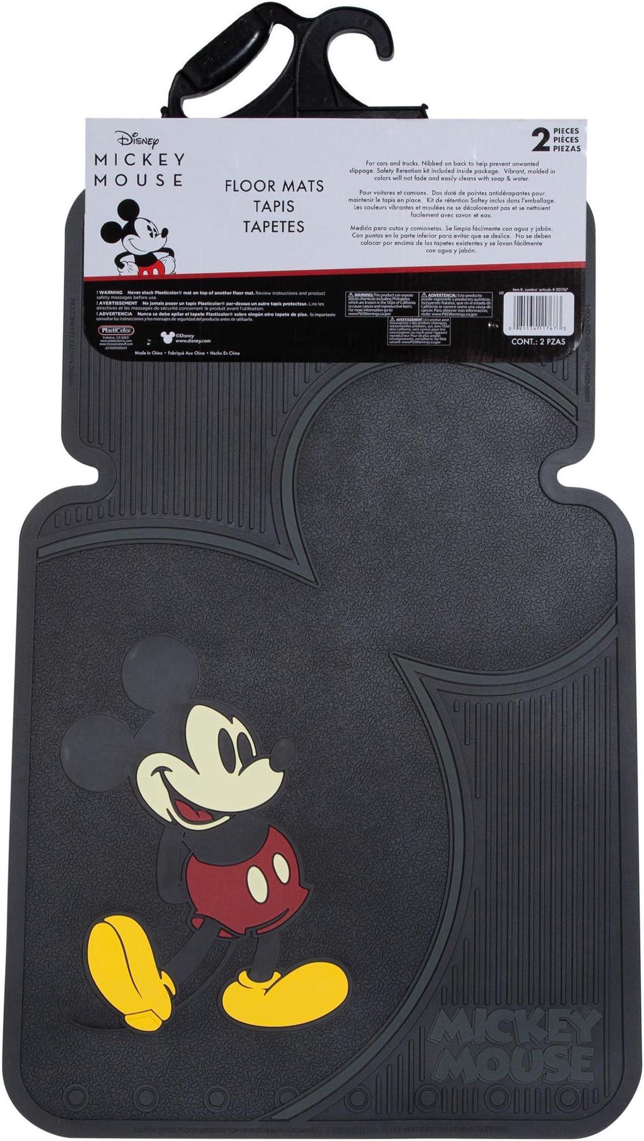 Alt view image 2 of 2 - Plasticolor 001767R01 Disney Mickey Vintage 2 Piece Floor Mats