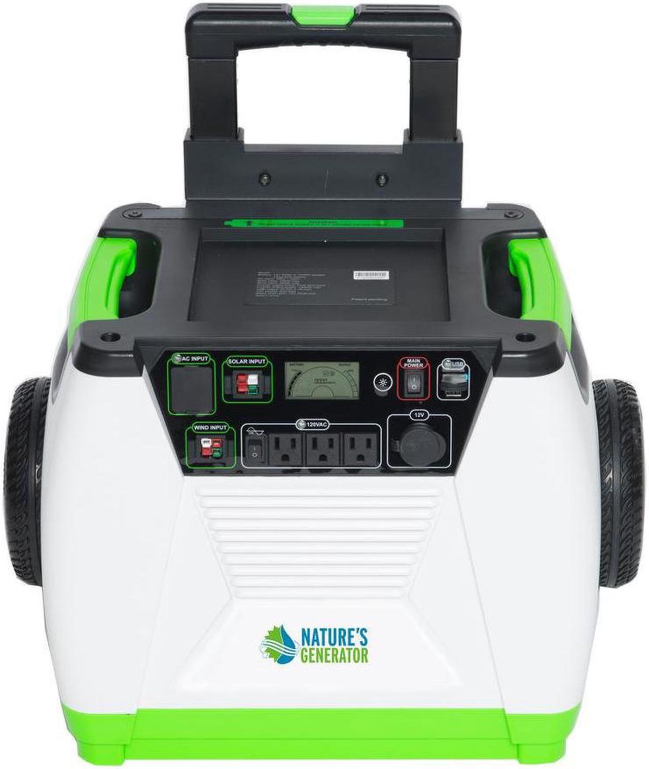 Main image of Nature's Generator - 1800W Solar & Wind Powered Portable Generator HKNGGN