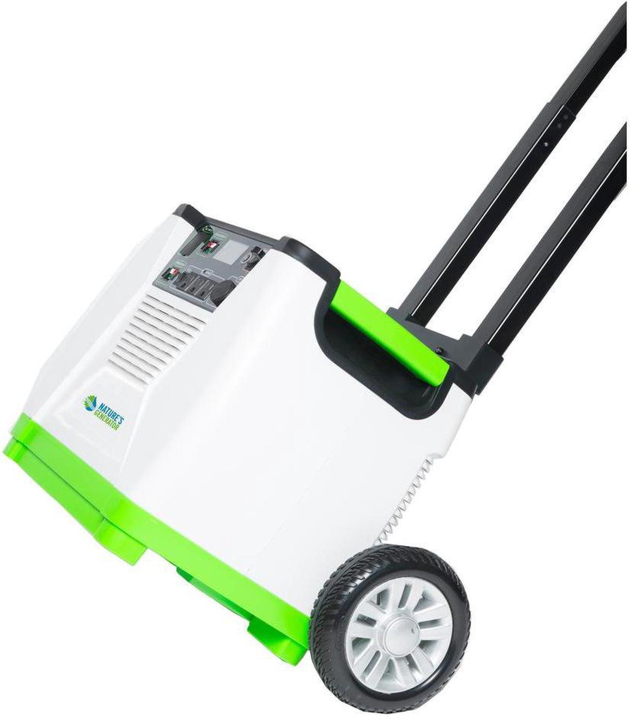 Alt view image 3 of 5 - Nature's Generator - 1800W Solar & Wind Powered Portable Generator HKNGGN