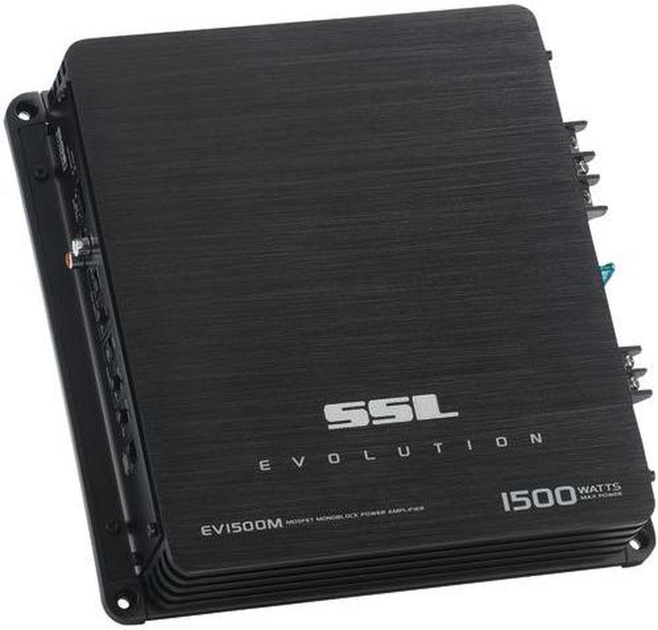 Alt view image 5 of 9 - Sound Storm Laboratories EV1500M 1,500-Watt Monoblock Amplifier with High/Low Crossover Remote Subwoofer Level Control