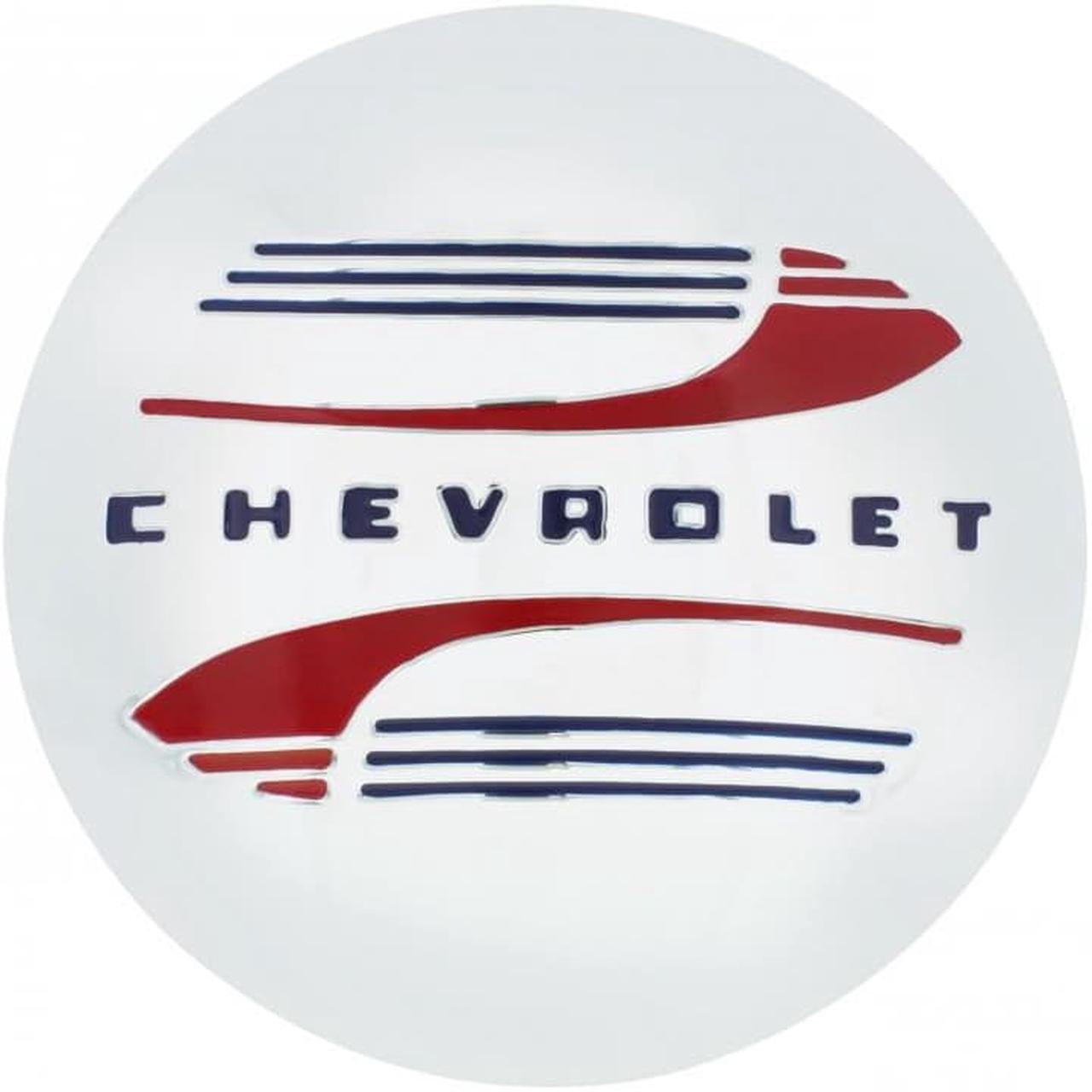 Main image of United Pacific Industries Retrofit Hubcap with 1941-48 Chevrolet Logo Wheel Accessory C4148F