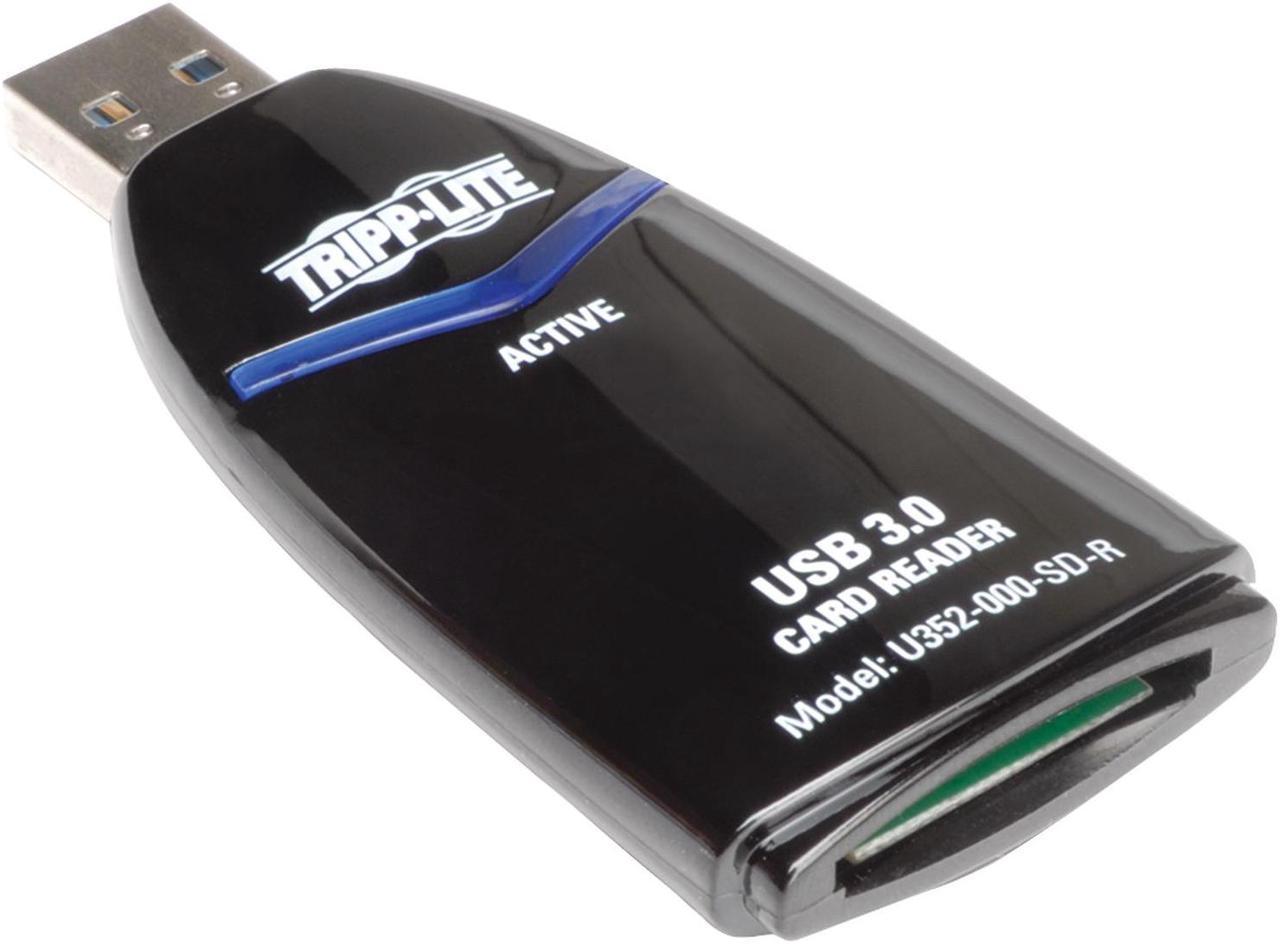 Tripp Lite U352-000-SD-R USB 3.0 Super Speed SDXC Card Reader - c ...