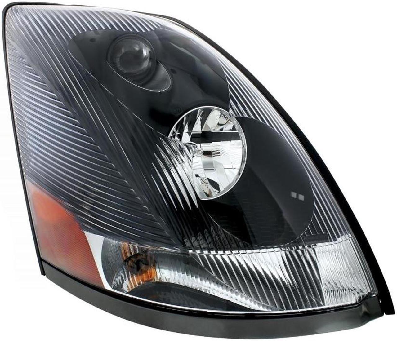 Alt view image 2 of 4 - United Pacific "Blackout" Headlight Made For 2004+ Volvo VN - Passenger 31313