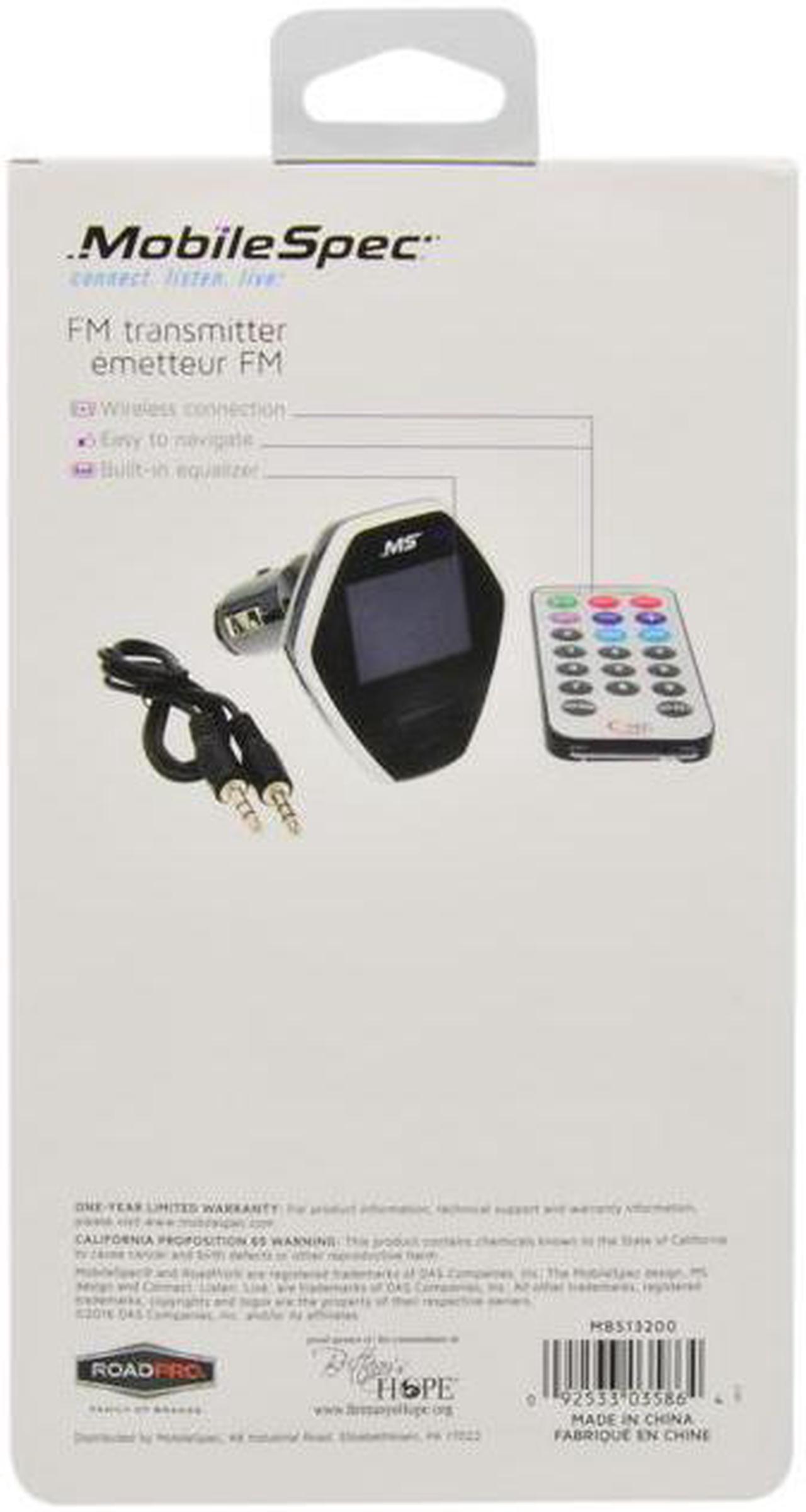 Alt view image 7 of 20 - Mobilespec MBS13200 FM Transmitter with LCD Display and Remote
