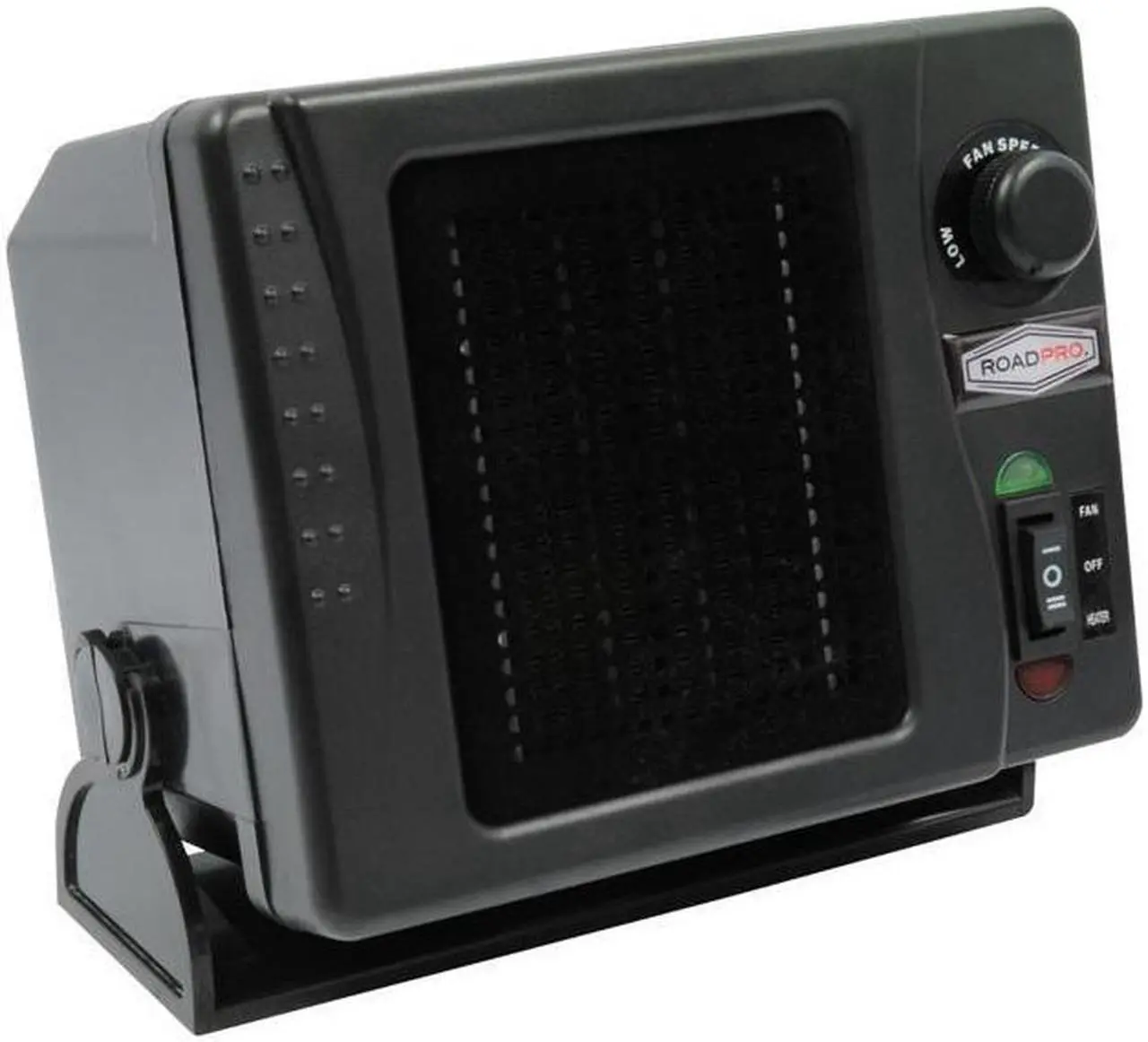 Alt view image 6 of 11 - Roadpro RPSL-681 12 Volt Direct Wire Ceramic Heater- Fan with Swivel Base