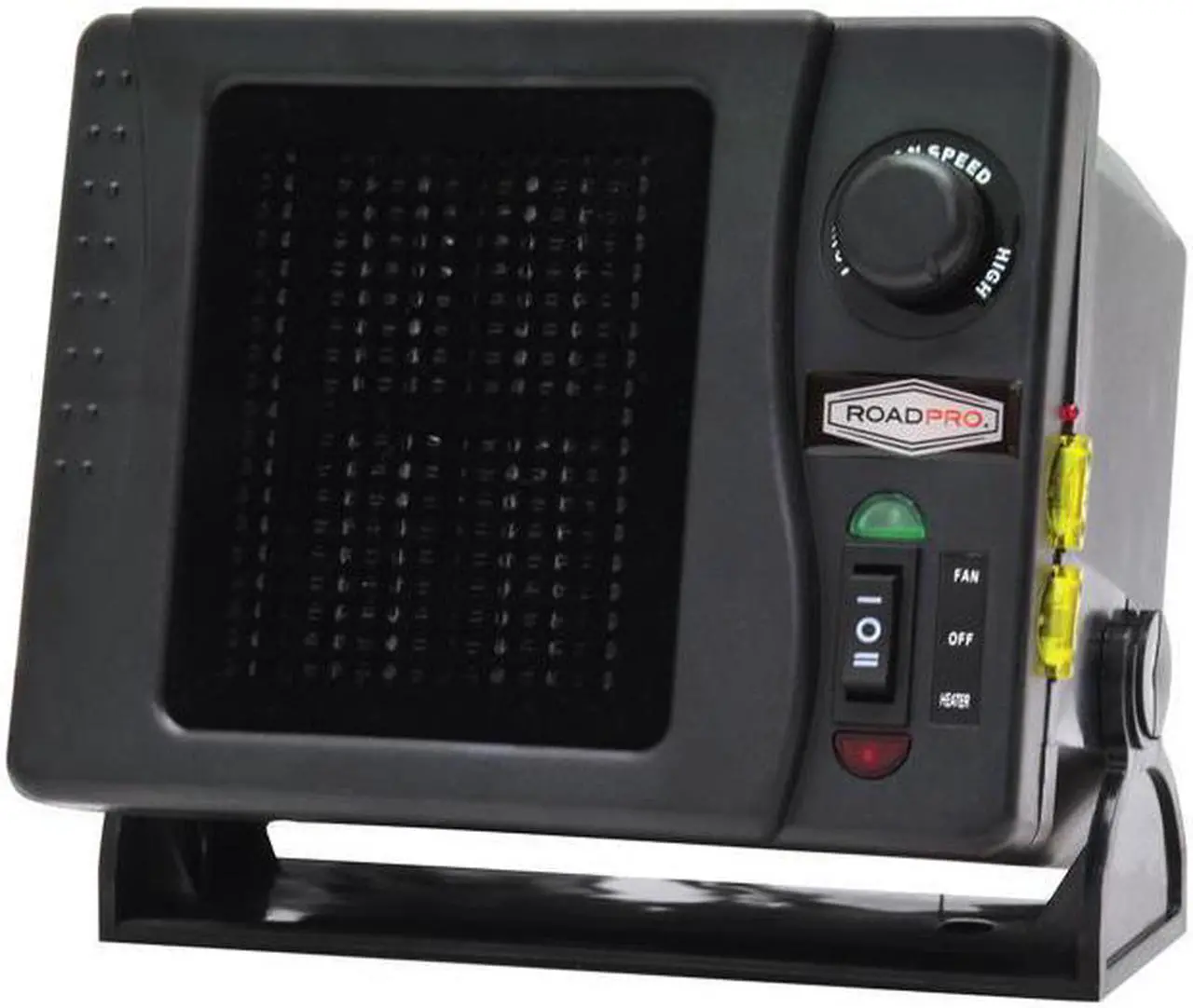Alt view image 7 of 11 - Roadpro RPSL-681 12 Volt Direct Wire Ceramic Heater- Fan with Swivel Base