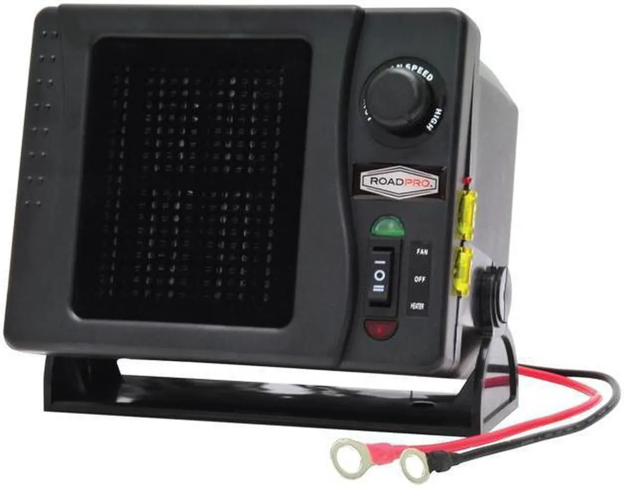 Alt view image 4 of 11 - Roadpro RPSL-681 12 Volt Direct Wire Ceramic Heater- Fan with Swivel Base