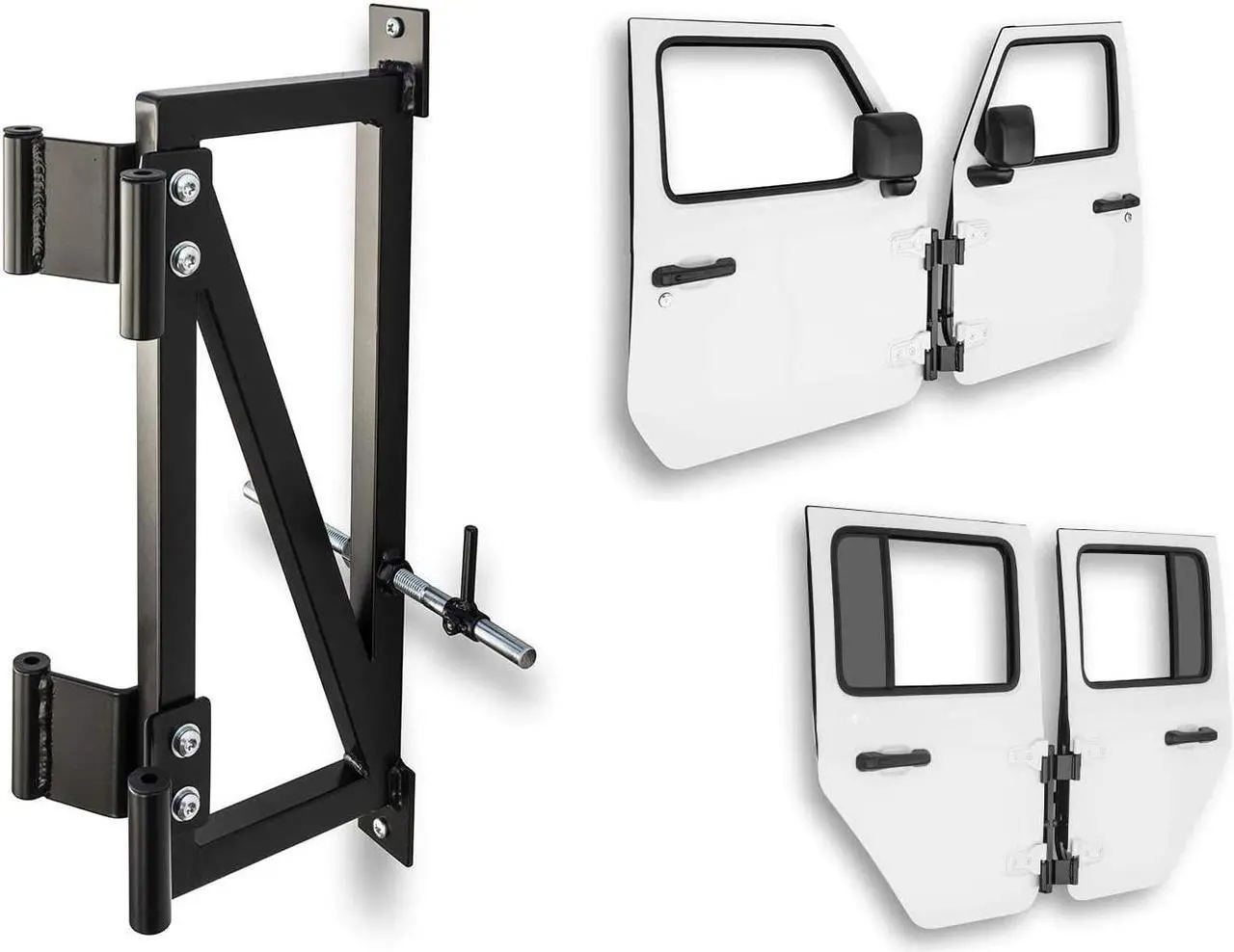 Alt view image 2 of 8 - Surco Deluxe Wall Mount Door Hanger DH1002