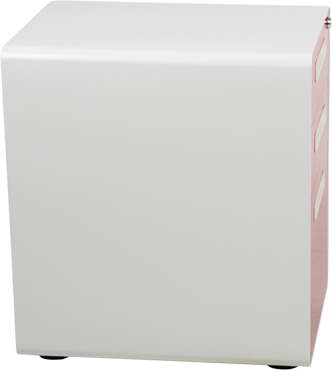 Alt view image 16 of 20 - Flash Furniture 3-Drawer Cabinet Legal & Letter Files White/Red 21" (HZ-AP53501RDWH)
