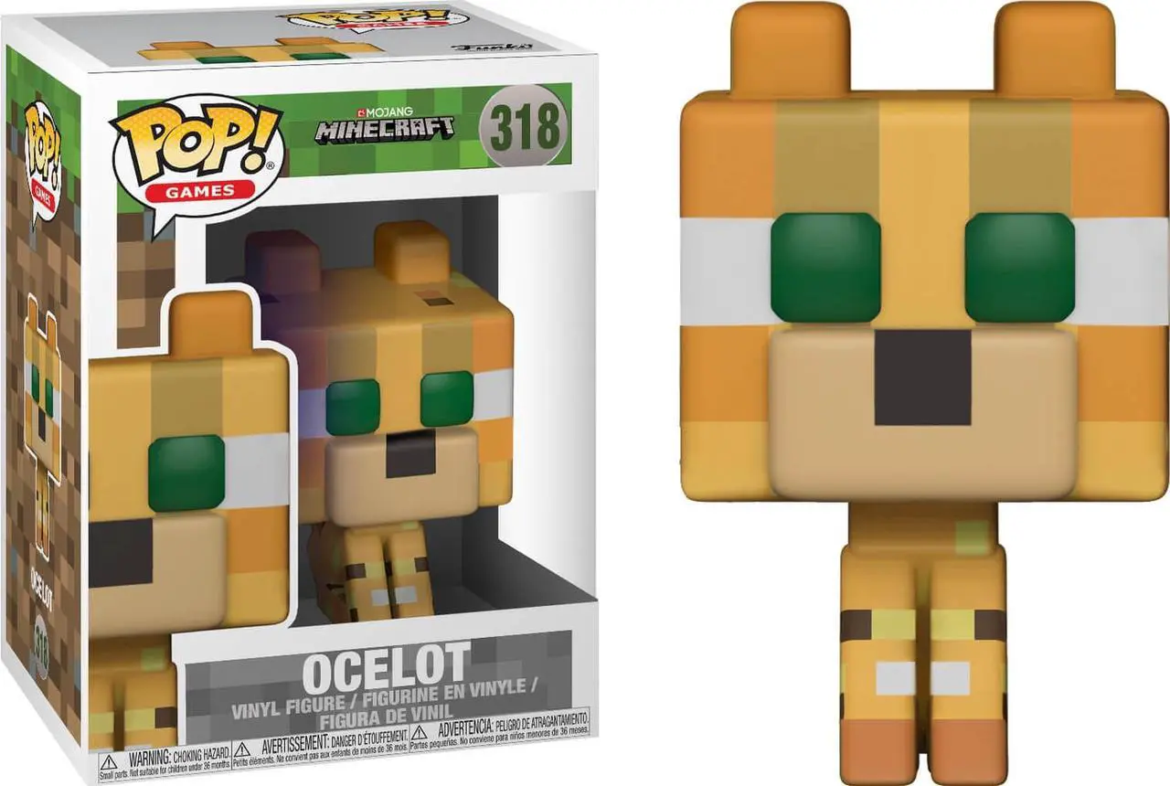 Alt view image 4 of 4 - Minecraft Funko POP Vinyl Figure: Ocelot