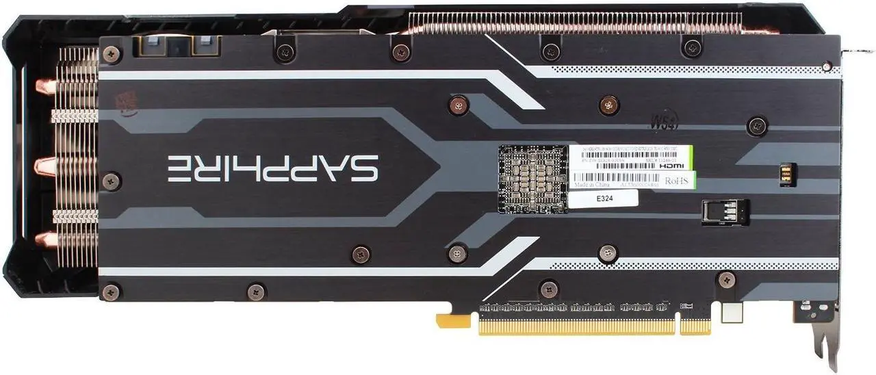 Alt view image 7 of 7 - Sapphire 11244-01-20G Radeon NITRO R9 390 8GB GDDR5 DVI-D/HDMI with Back Plate (UEFI) Graphics Card