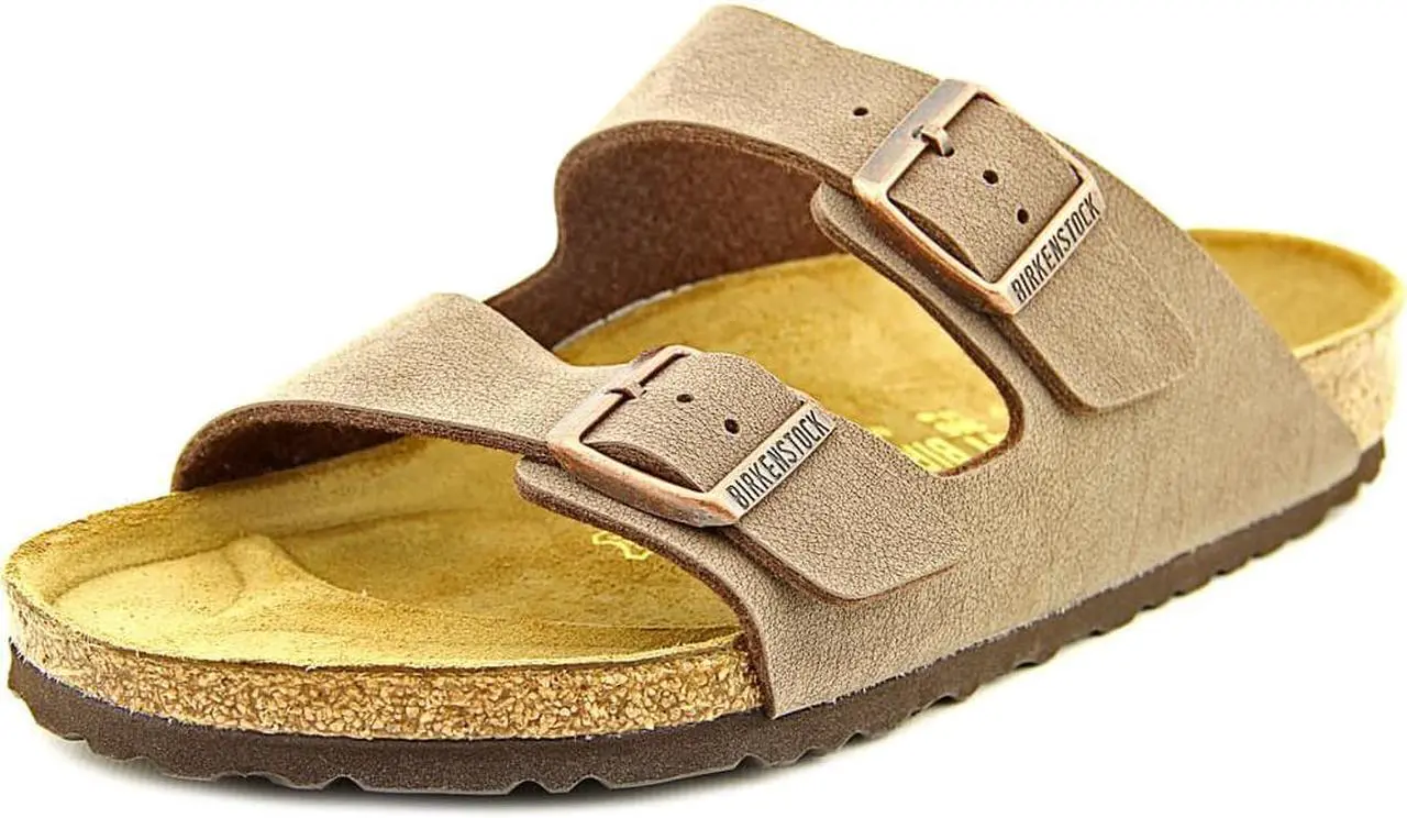 Alt view image 6 of 11 - Birkenstock Arizona Men US 8 Brown Slides Sandal