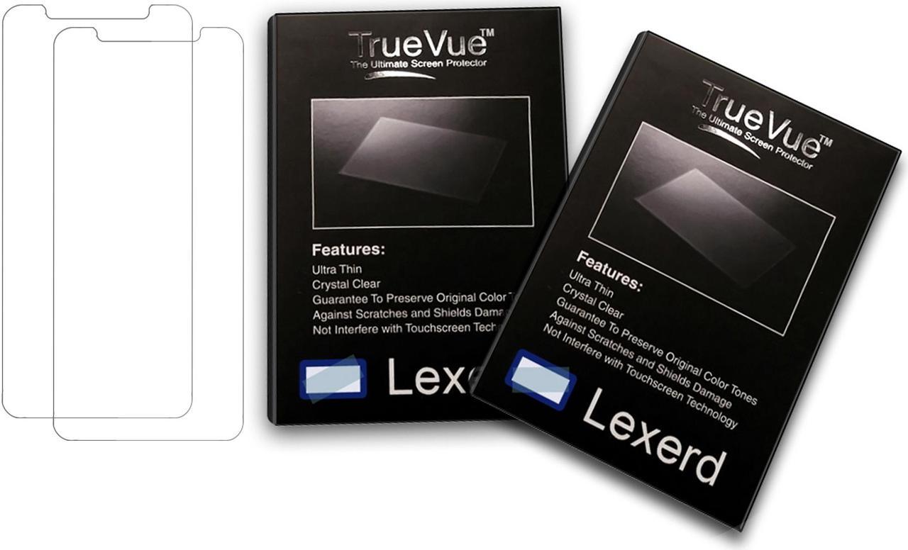 Lexerd - 2016 Chrysler 300 TrueVue Anti-glare Navigation Screen Protector (Dual Pack Bundle)