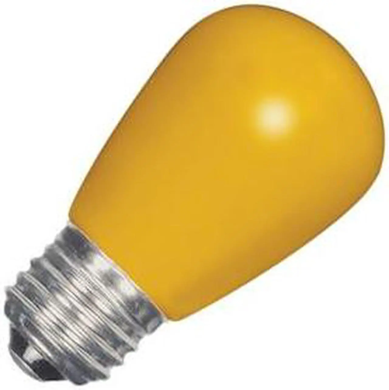1.4w S14 LED 120v Ceramic Yellow E26 Medium base - Newegg.com