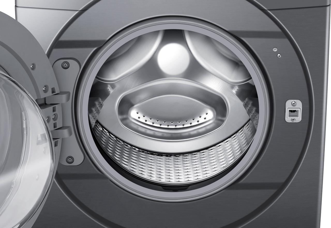 Alt view image 6 of 12 - Samsung  WF42H5200AP:  WF5200  4.2  cu.  ft.  Front  Load  Washer  (Platinum)