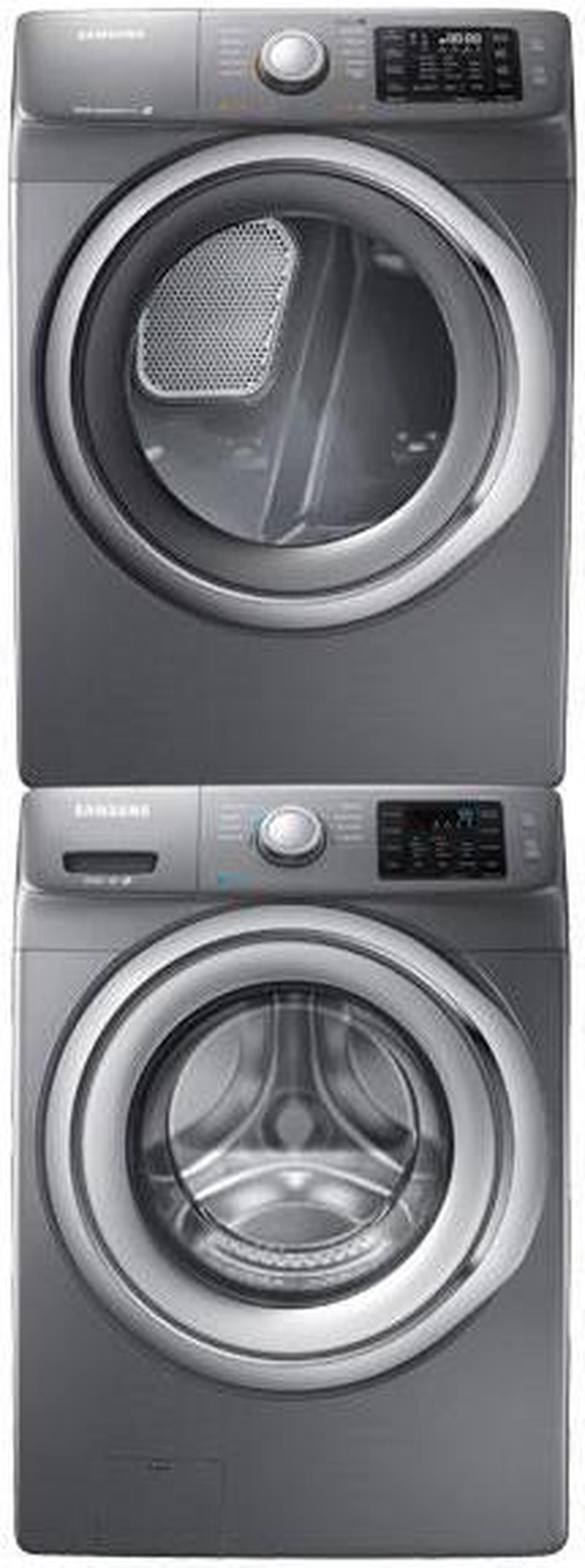 Alt view image 8 of 12 - Samsung  WF42H5200AP:  WF5200  4.2  cu.  ft.  Front  Load  Washer  (Platinum)