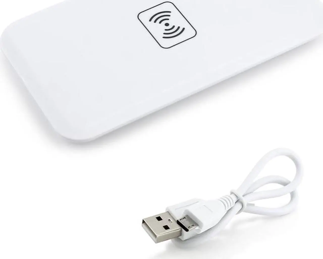 Main image of GEARONIC TM Qi Wireless Charger Charging Pad Receiver For Samsung Galaxy S6 - White